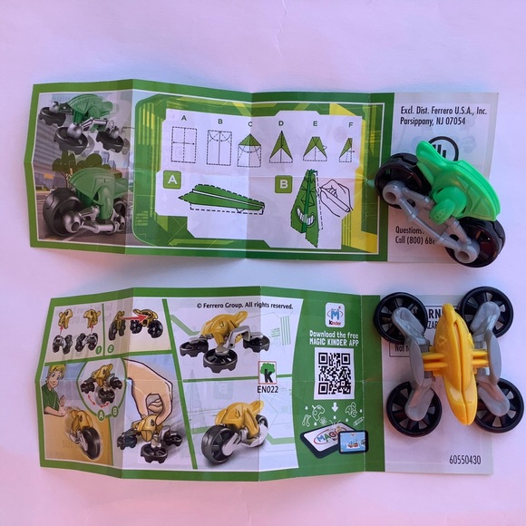 Kinder Joy 2 Motor Scooter Monster Transformer - Picture 2 of 3